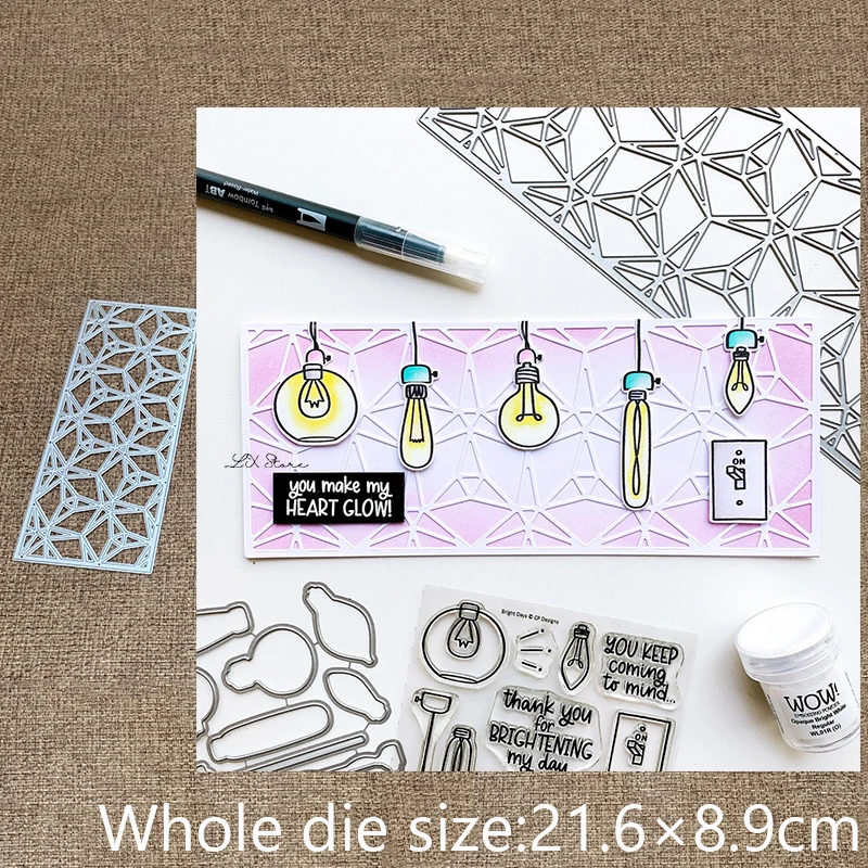 

XLDesign Craft Metal stencil mold Cutting Dies TRILLIANT SLIMLINE FRAME scrapbook die cuts Album Paper Card Craft Embossing