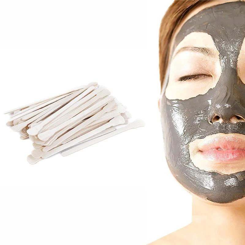 50 шт одноразовый деревянный восковый аппликатор Стик для депилятора лопатки