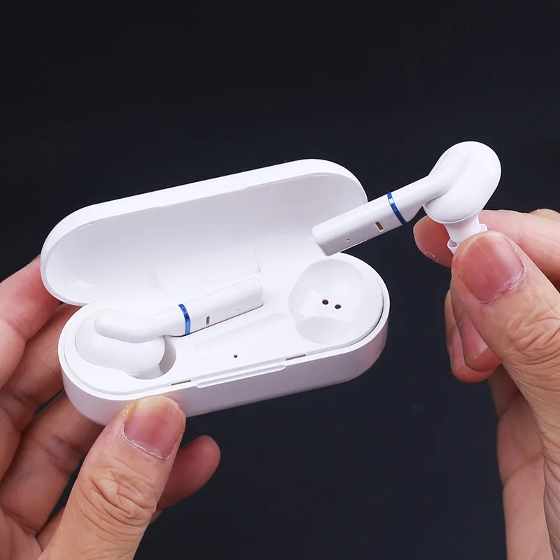 Bluetooth 5,0 беспроводные наушники TWS бинауральная спортивная Гарнитура 3D стерео звук с микрофоном громкой связи спортивные наушники с зарядным устройством