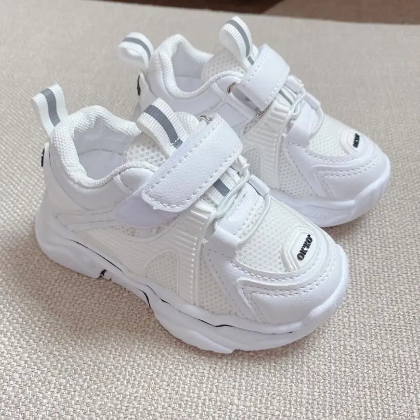 Кеды детские для бега мягкие кроссовки на липучке повседневная спортивная обувь