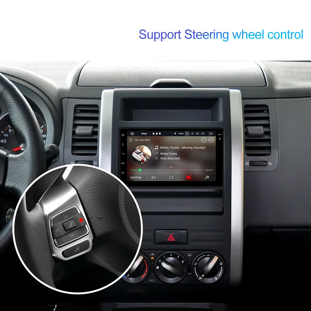 Автомагнитола Isudar 2 Din на Android 9 для Nissan/Xtrail/Tiida/Hyundai/KIA универсальная ОЗУ 4 Гб