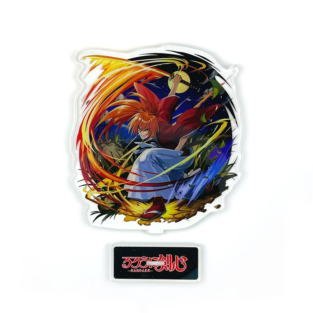 

Rurouni Kenshin Himura Kenshin battling acrylic standee figurines desk decoration cake topper anime