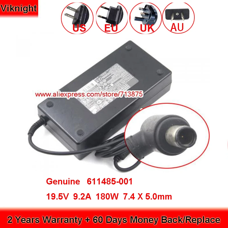 

Original TPC-AA50 611485-001 AC Adapter for HP 19.5V 9.2A 180W PROBOOK 4720S TOUCHSMART 520 Series Pavilion 23 AIO PC Laptop