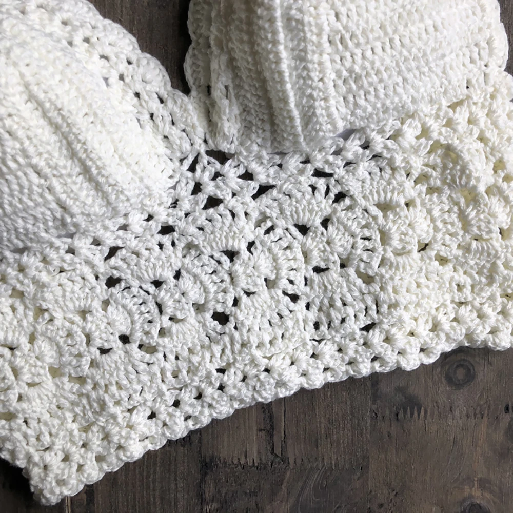 Женский бразильский вязаный комплект бикини ручной работы 2018 купальник с