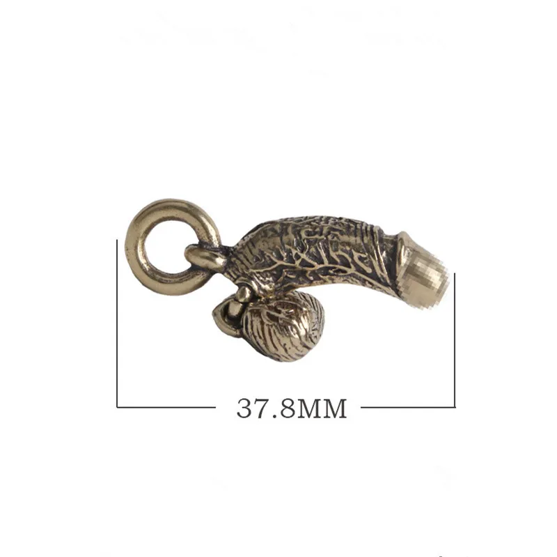 Латунный мужской кулон в виде пениса брелок подвеска забавная креативная