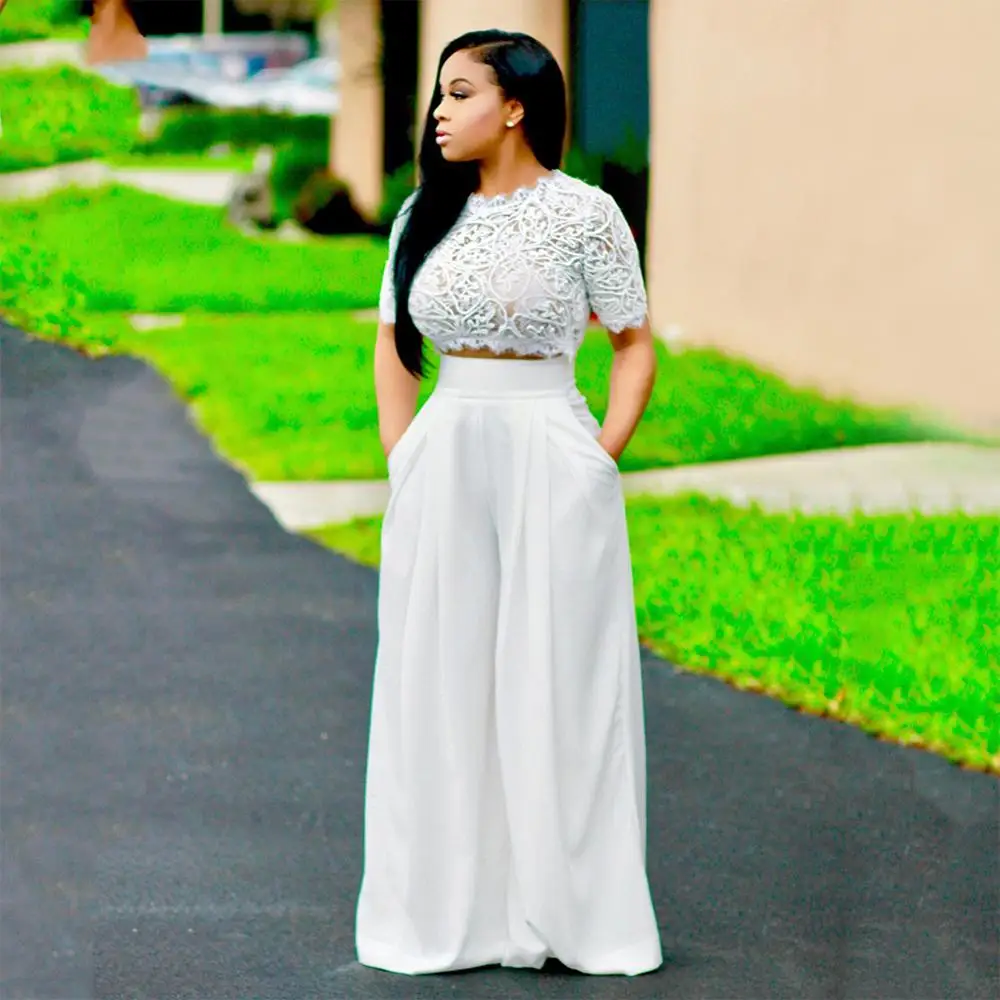 Новые женские брюки с высокой талией широкие свободные штаны карманами повседневные мешковатые однотонные