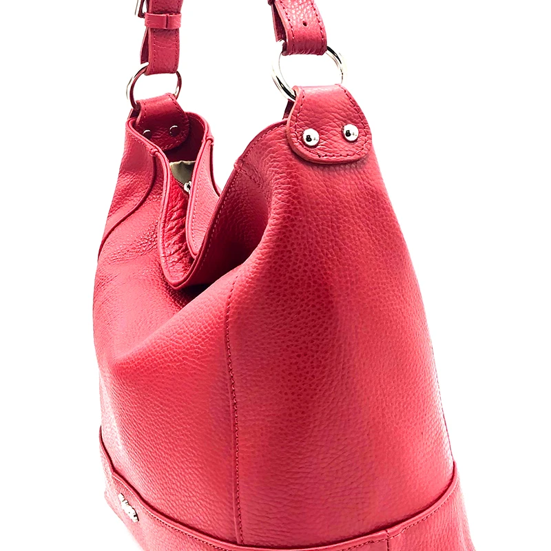 Женская сумка из натуральной кожи JUICE Сделано в Италии через плечо мягкая кожа