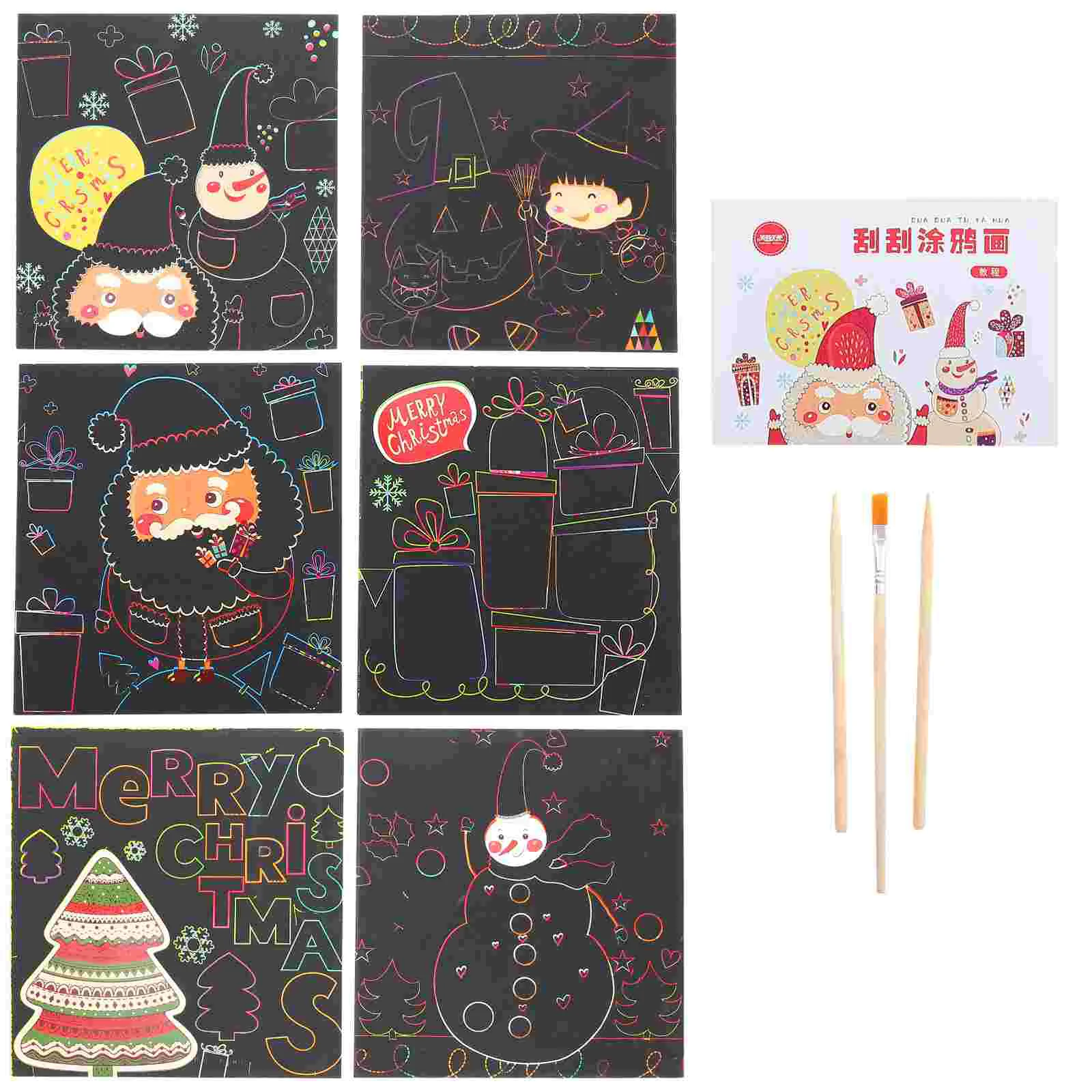 

1 набор, креативная бумага для рисования царапин