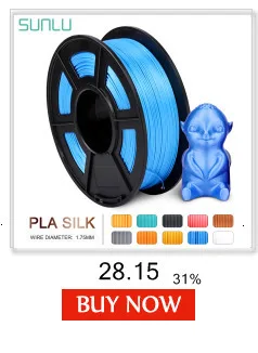 SUNLU HIPS нить для 3d принтера 1,75 мм Яркий Цвет 3D Экструдер расходные HIPS нити без пузырьков 1 кг с катушкой
