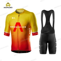 ineos grenadier 2022 team cycling jersey set mountain bike cycling clothing mens racing cycling clothes summer bike set