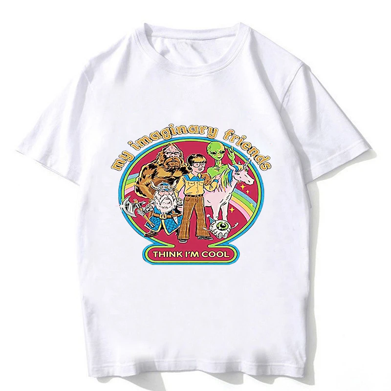 Пляжная стильная женская футболка Летние веселые топы с героями мультфильмов