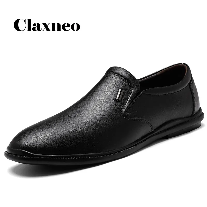 CLAXNEO Man Leather Shoes 2020 Spring Summer Male Dress Shoe Genuine Loafers clax Men's Moccasins Casual Footwear Brand | Обувь