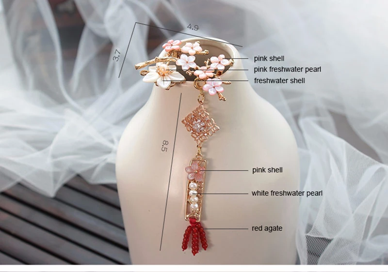 Розовая Цветочная Брошь с кисточкой позолоченные женские аксессуары броши в