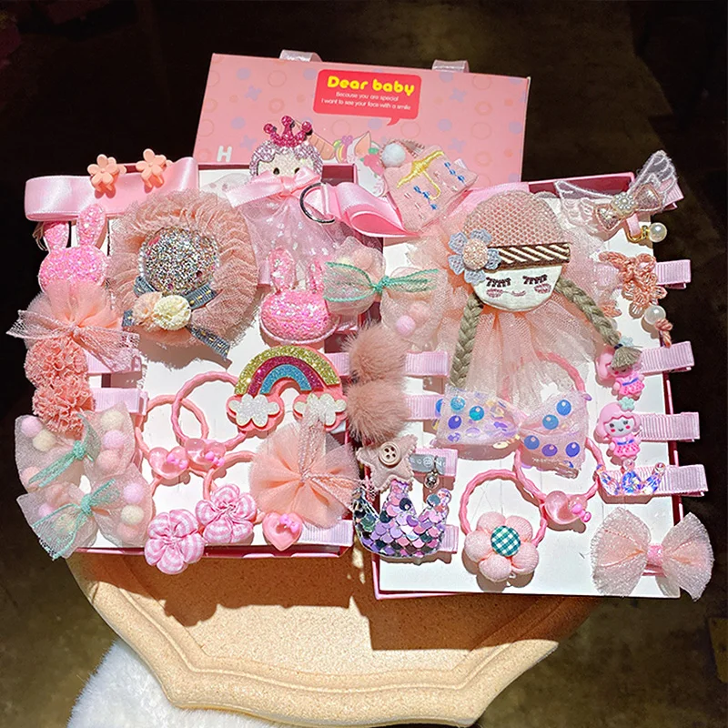 Детские резинки для волос эластичные Завязки с цветочным бантом милые детские