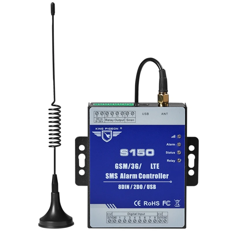 KING голубь GSM сигнализация 3G сотовая RTU SMS релейный переключатель промышленная