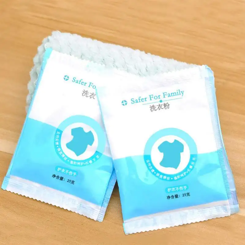 Портативный стиральный порошок эффективный удобный дорожный для