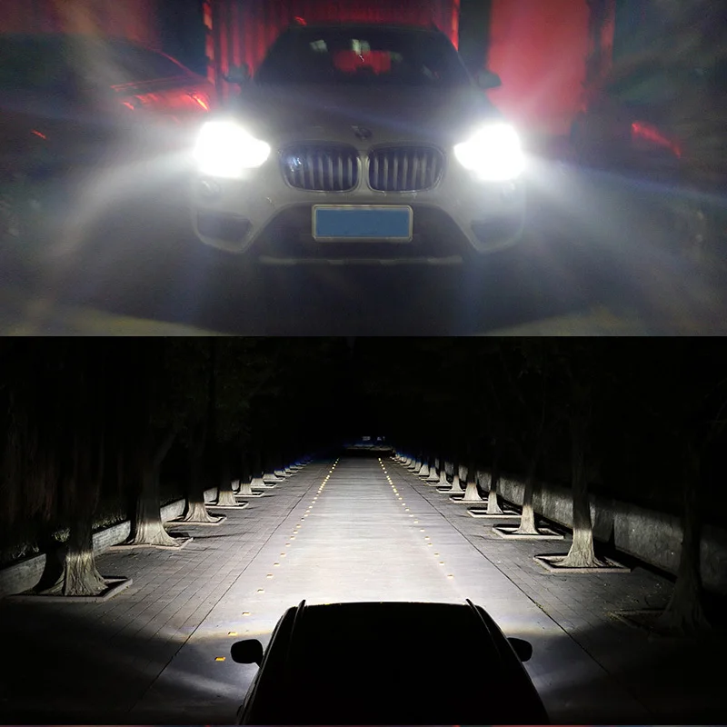 Супер яркий 72W фары для 8000LM 4 стороны светодиодный автомобилей головной светильник 9005/HB3 9006/HB4 H13 9004 9007 Авто противотуманных фар с возможностью креативного Светильник лампы 6000K белый