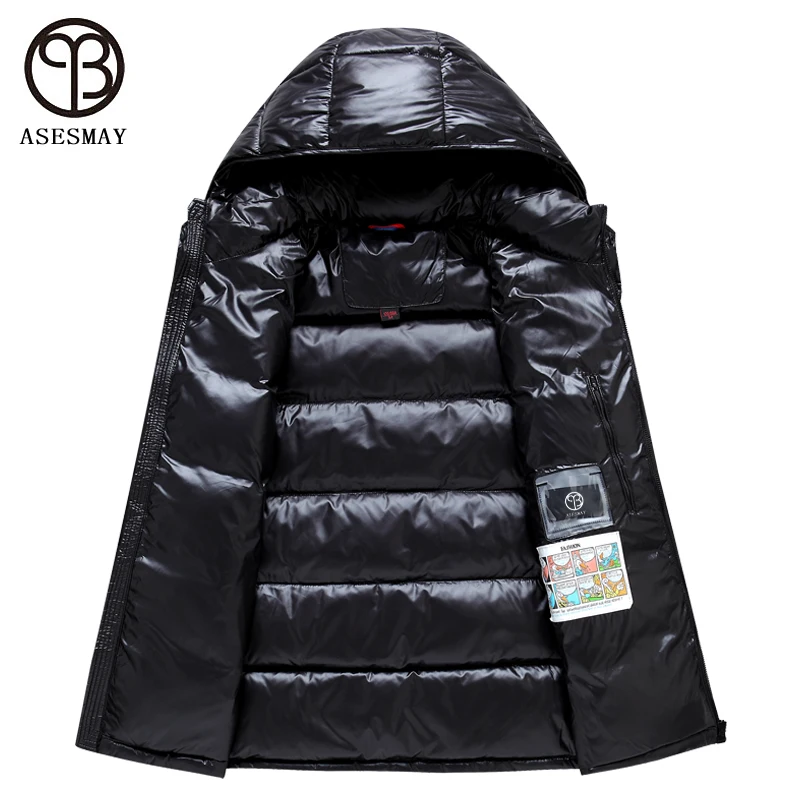 Новое поступление 2021 зимняя мужская модная куртка с воротником-стойкой со