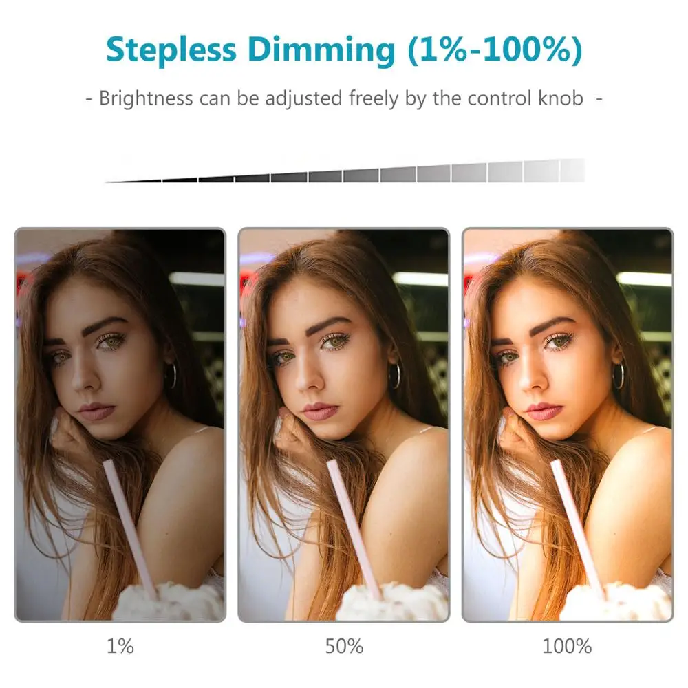 Neewer 8 9 дюймовая подсветка веб камеры для Logitech с регулируемой яркостью USB