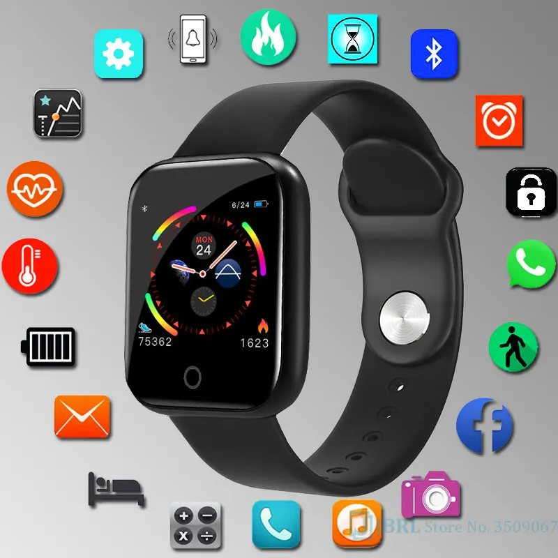 Модные Смарт браслет Для мужчин женщин Smartband для Android IOS смарт Фитнес трекер