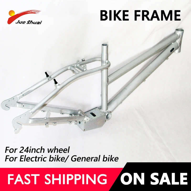 

Retro Bike Frame 24 inch Aluminum Bike Speed Frame Steel Frameset Front 100mm Rear 135mm Opening Size Ebike Parts Accessories