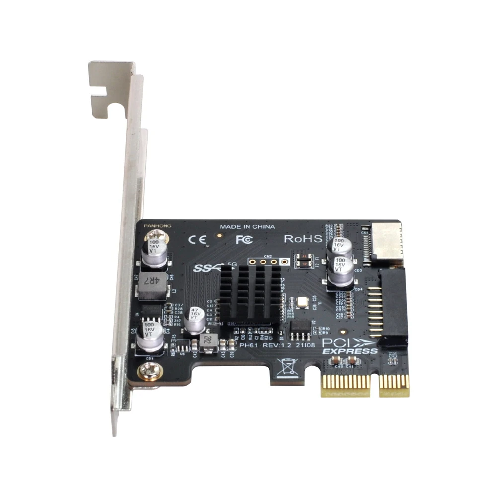 5Gbps Type-E USB 3 1 Передняя панель и 2 0 для PCI-E 1X ЭКСПРЕСС-карта VL805 адаптер материнской