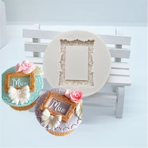 Luyou 1 шт. DIY силиконовая форма для литья под давлением Инструменты для тортов рамка 3D инструменты для украшения тортов из мастики Кондитерские Кухня Аксессуары для выпечки FM514