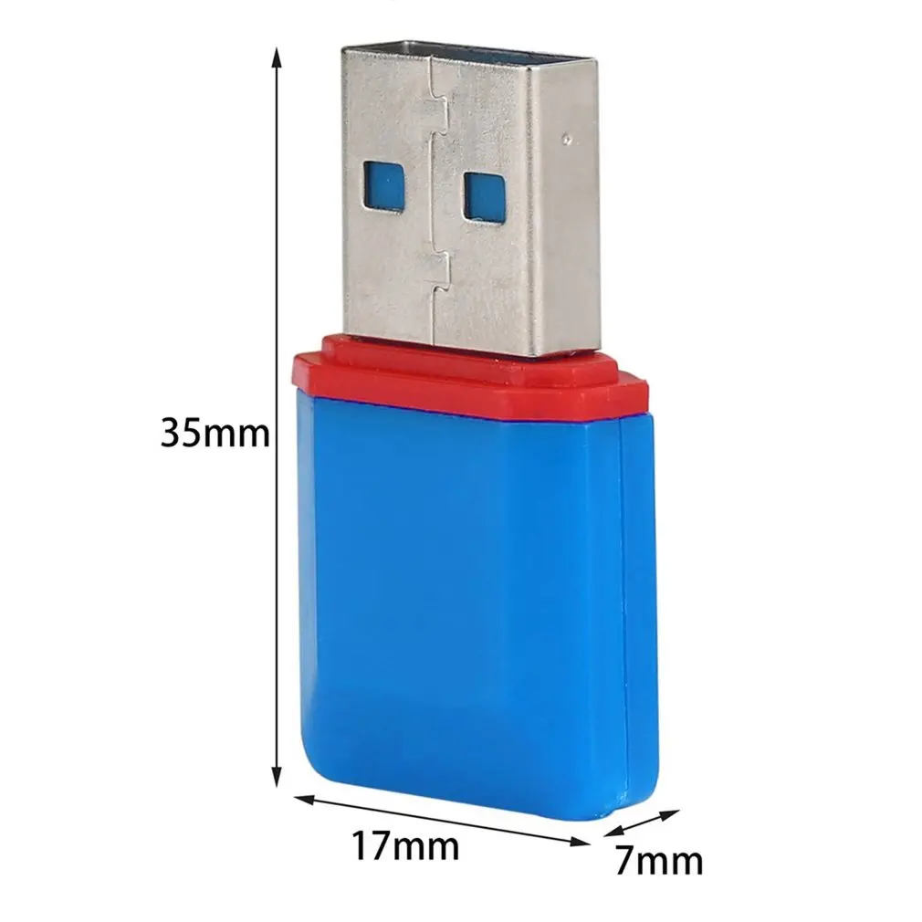 1 шт. Алмазный USB 2,0 высокоскоростной картридер 2 микро-sd TF кард-ридер магазин