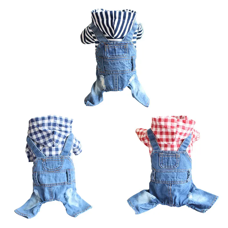 Одежда для собак джинсы на четыре ноги сезон весна лето модные джинсовые