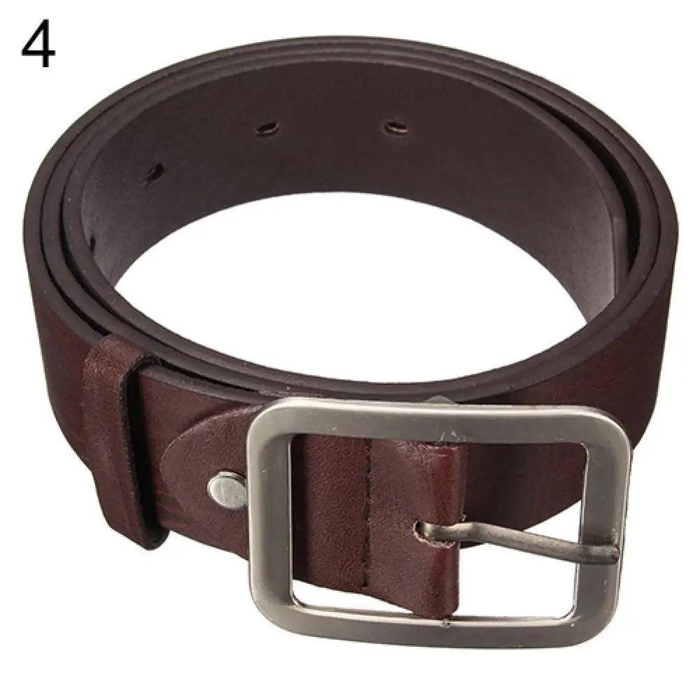 

Men's Stylish Casual Waistband PU Leather Pin Buckle Waist Strap Business Belt