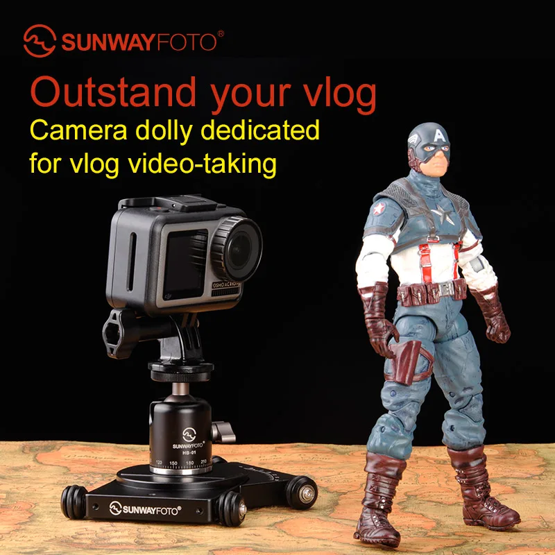 Sunwayfoto CPV 02 алюминиевая подставка для мобильного телефона с панорамной головкой