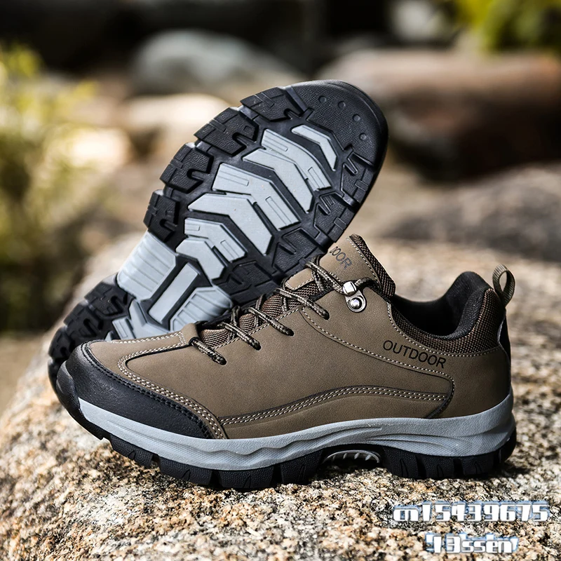 

Men's Shoes Winter Fleece Lined Padded Warm Keeping Cotton Shoes Men's High-Top Outdoor Waterproof Anti-Casual Sports Shoes