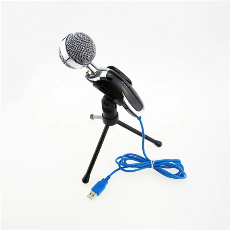 Горячий конденсаторный микрофон VOBERRY для звукозаписи металлический USB ноутбука