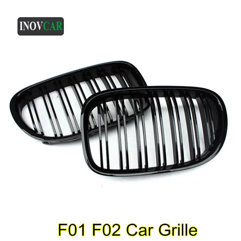 

For F01 Dual Line Racing Grille For BMW 7 Series F01 F02 F03 730i 740i 750i 2008-2014 Car Front Air Intake