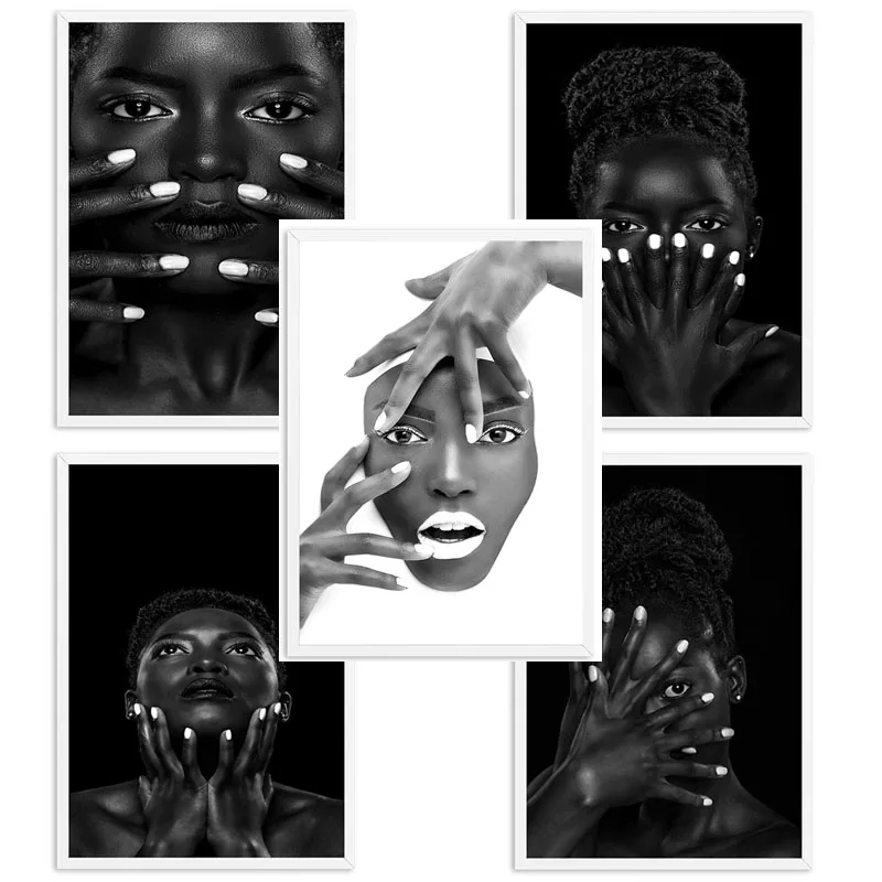 

Full Square Round Diamond Mosaic painting DIY Black African Woman Diamond Painting Scandinavian Wall Art Home Decoration