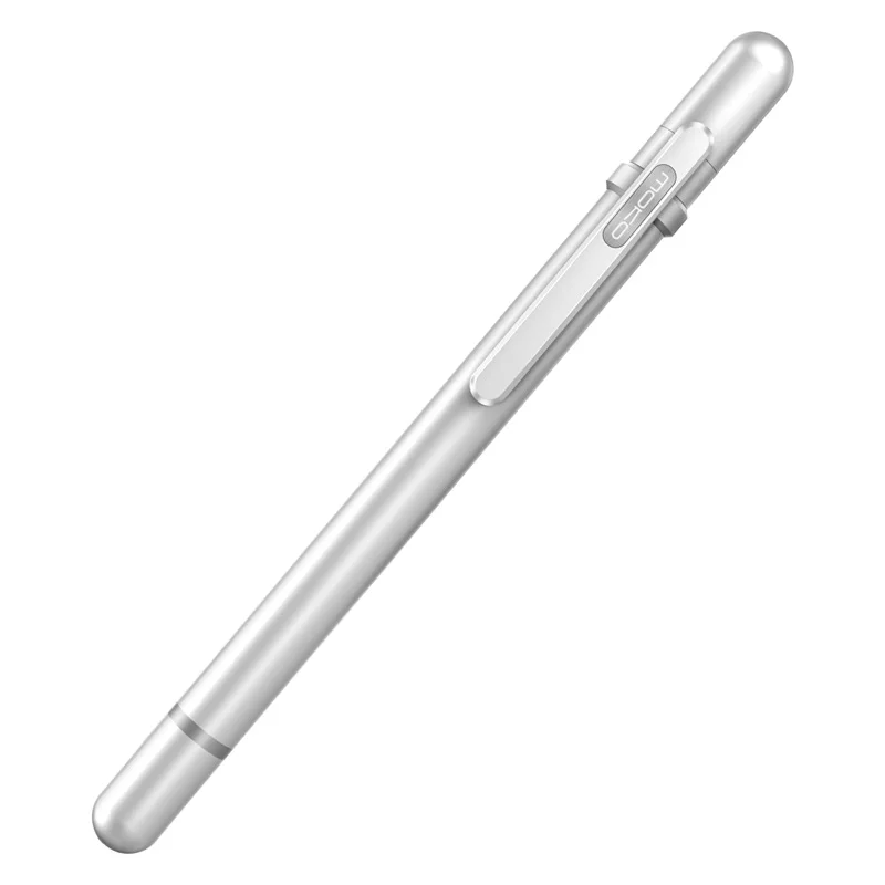 Sliver Алюминиевый Чехол для карандашей MoKo, совместимый с Apple Pencil, Встроенный зажим, магнитный наконечник, держатель крышки подходит для Apple iPad Pro Pencil - Цвета: Sliver