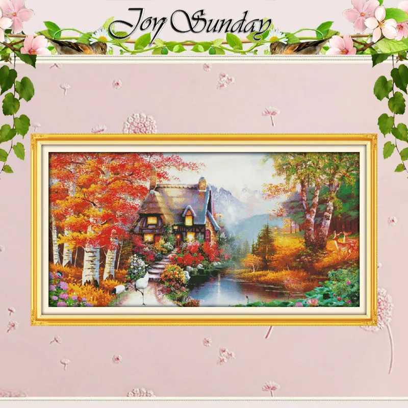em House of Dreams(2) Wzory Zestaw do haftu krzyżykowego DIY 11CT 14CT 16CT DMC