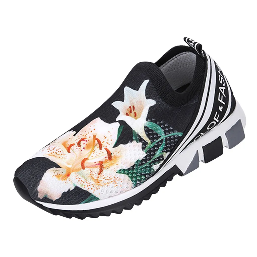 SAGACE Для женщин кроссовки на плоской подошве большие Размеры без застежки