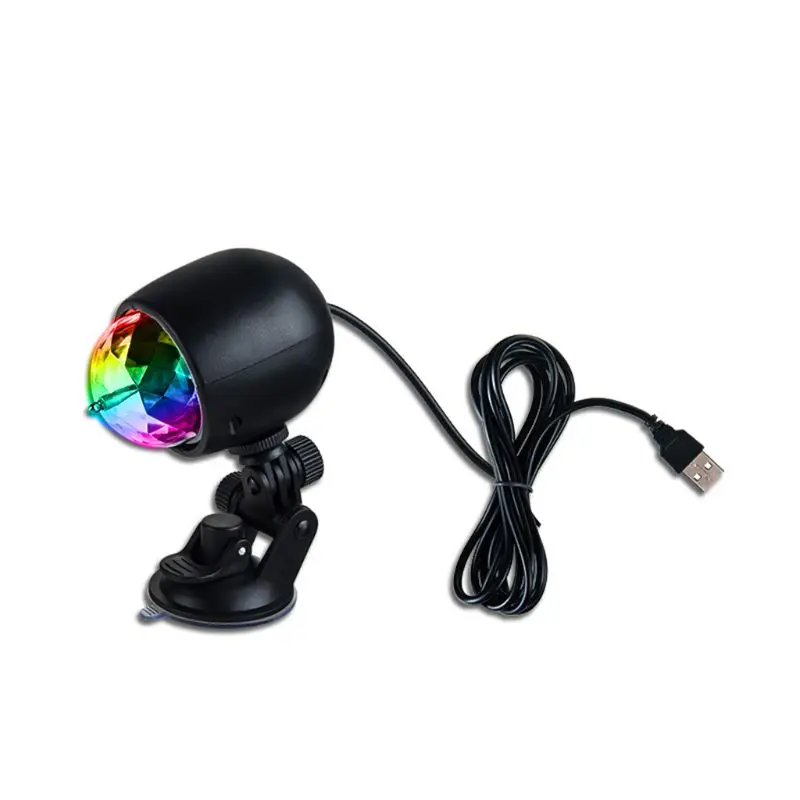 1 шт. автомобильная светодиодсветодиодный лампа RGB для дискотеки