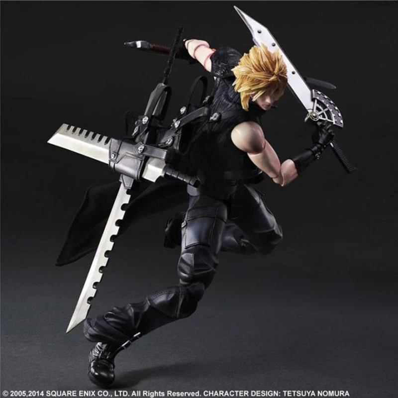 28 см Играть искусств Final Fantasy VII Клауд страйф ПВХ фигурку аниме Dragon Ball Коллекция