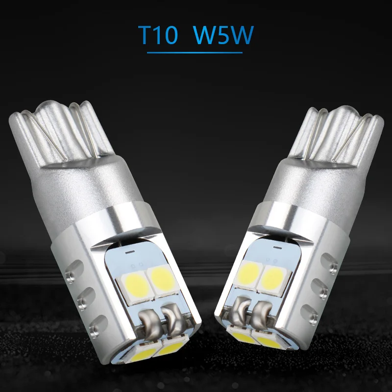 NAO светодиодный W5W T10 лампочка 1,5 Вт 3030 SMD 12 В 24 В панельная Лампа 194 Автомобильный задний боковой маркер автомобильный парковочный светильник белый 6000K 168 супер яркий