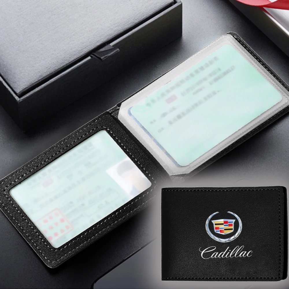 Бумажник для карт и документов вождения автомобиля Кожаная Обложка паспорта