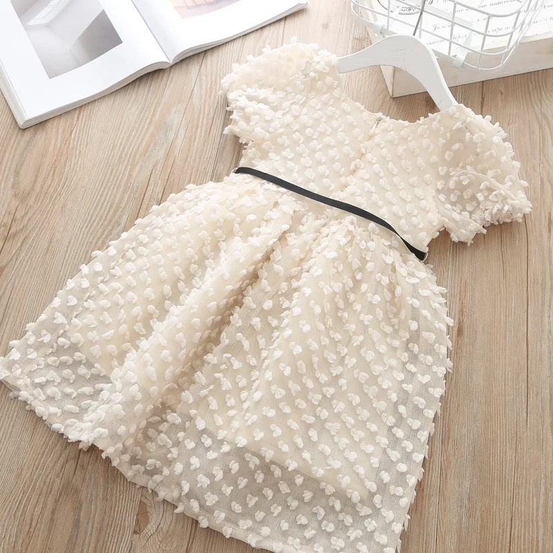 Модное летнее платье принцессы для девочек кружевное вечерние на день рождения |