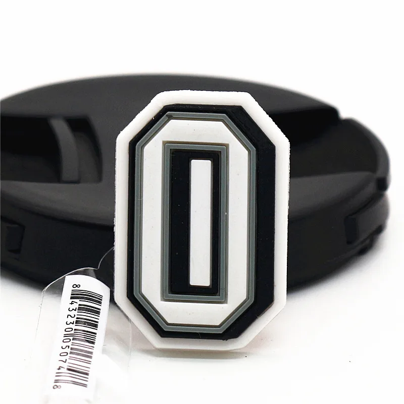 Original Solid Color Digital Model Shoe Charms PVC Shoe Buckles Accessories fit Bands Bracelets Croc JIBZ,Kids Party X-mas Gifts