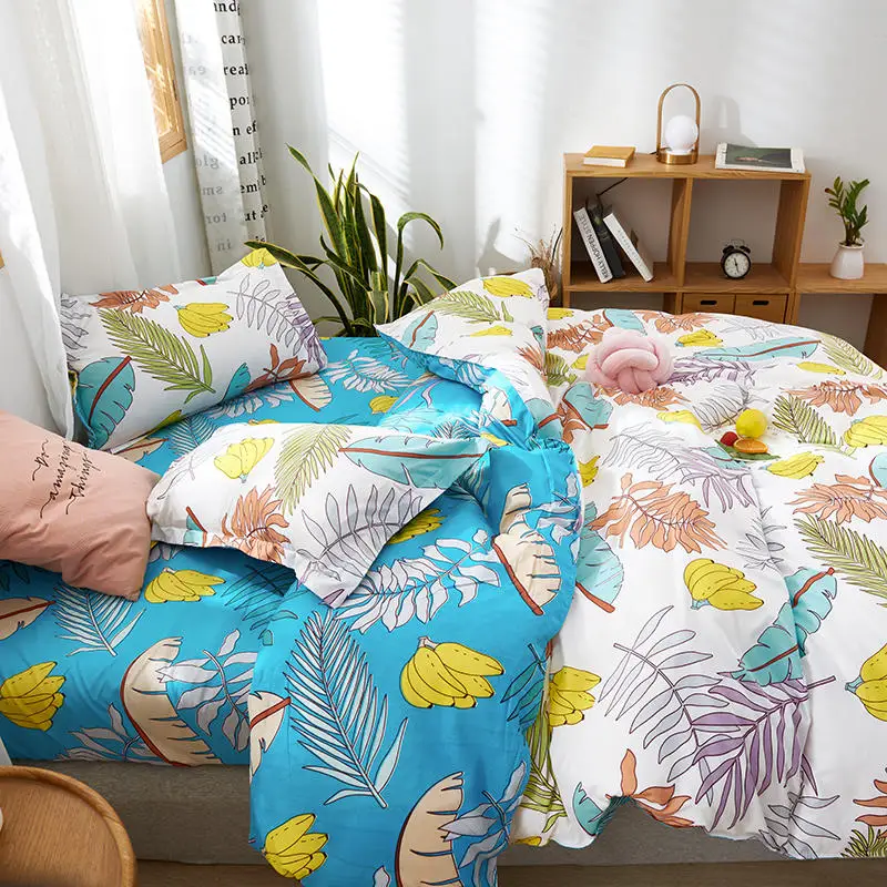 Комплект постельного белья с принтом листья подорожника комплект мягкого