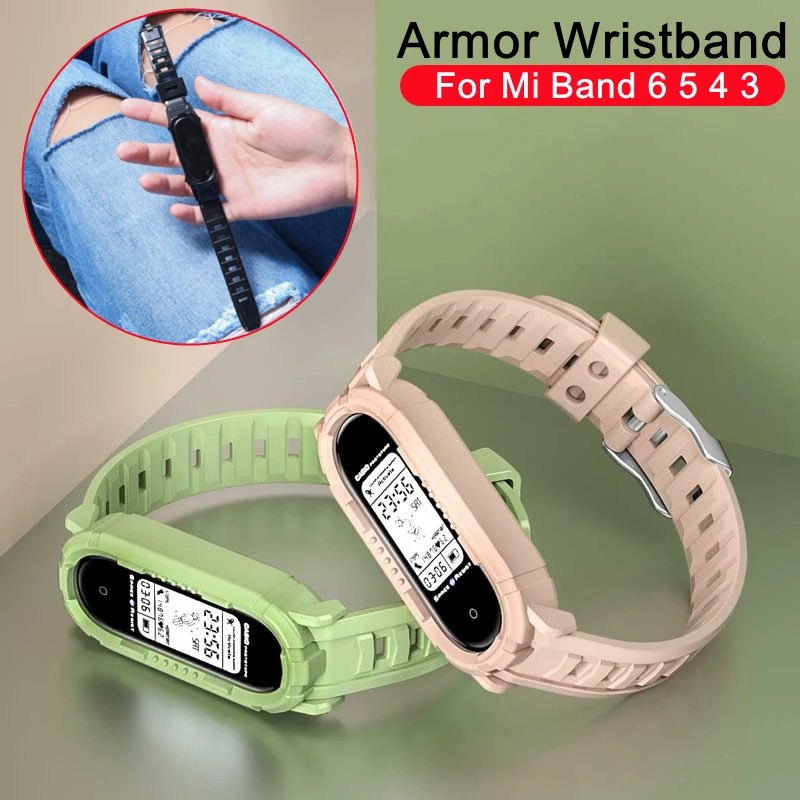 

Wristband for Xiaomi Mi Band 3 4 5 6 Strap Silicone Replacement Sports Bracelet Wrist Straps for Miband6 Miband5 Miband4 Miband3