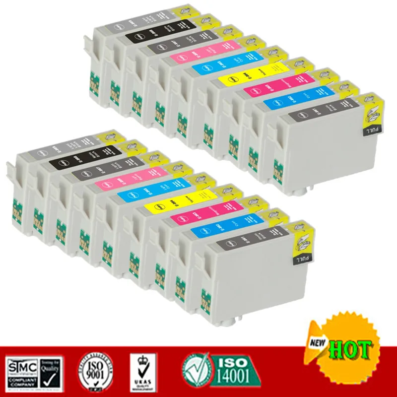 Совместимый чернильный картридж для T0961 T0969 подходит Epson Stylus Photo R2880|Чернильные