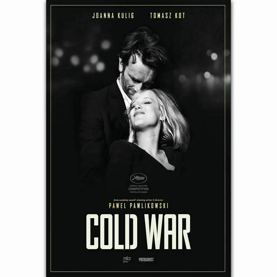 J0018 холодная война Pawel Pawlikowski 2018 фильм наклейка на стену Шелковый плакат