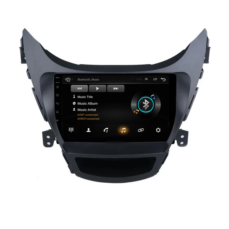 Автомобильный мультимедийный плеер 9 &quot Android DVD GPS для Hyundai Elantra MD Avante I35 2012 2017 аудио
