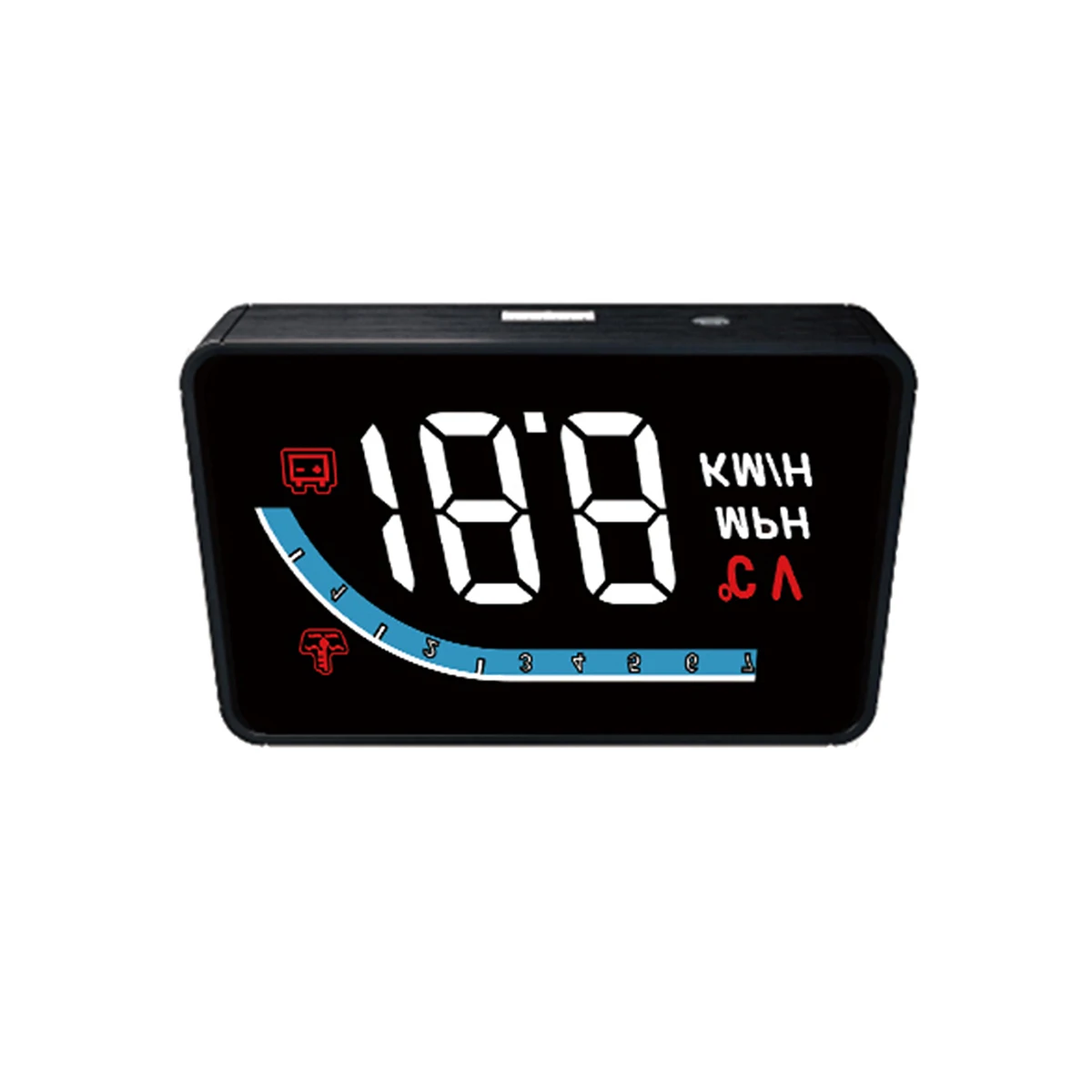 

Car Head-up Display Digital Display HUD+OBD2 Speed Water Temperature Voltage Gear Shift Alarm Monitor For Auto Vehicles